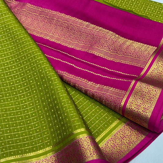 Pure Mysore Silk Saree