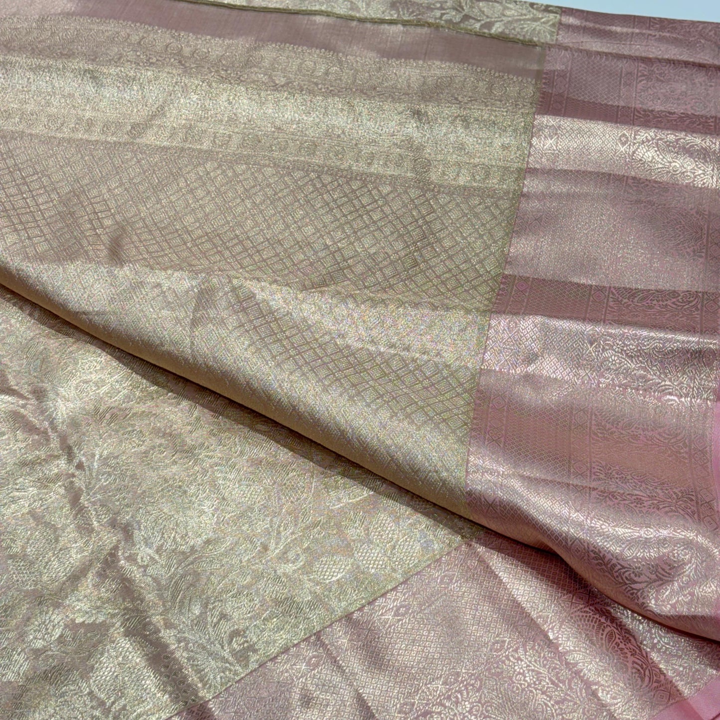 Pure Silk Kanjivaram Brocade Saree