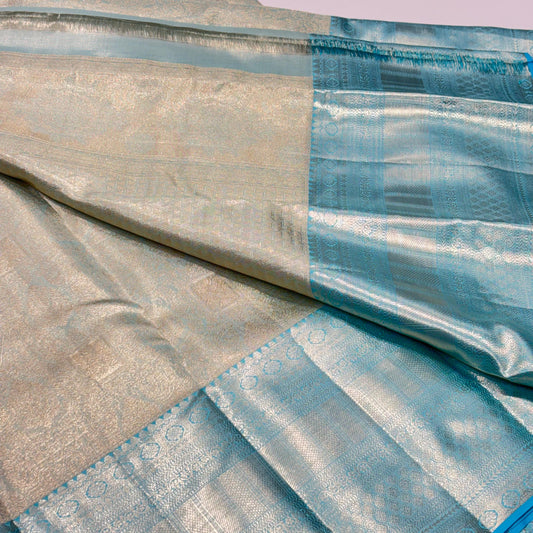 Pure Silk Kanjivaram Brocade Saree
