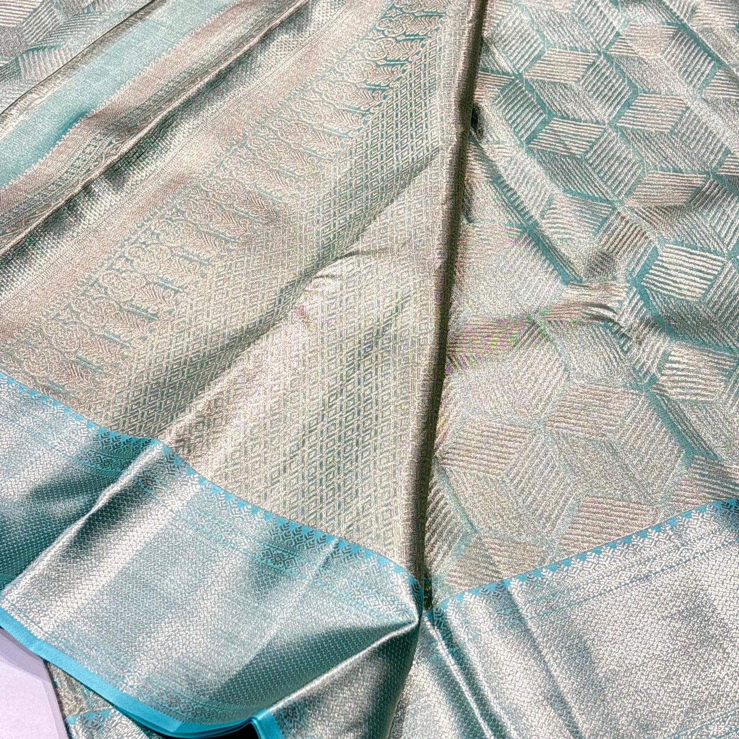 Pure Silk Kanjivaram Brocade Saree