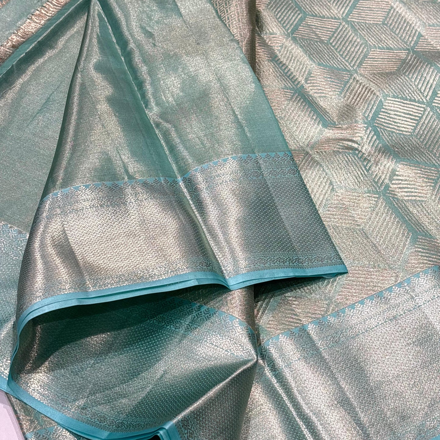 Pure Silk Kanjivaram Brocade Saree