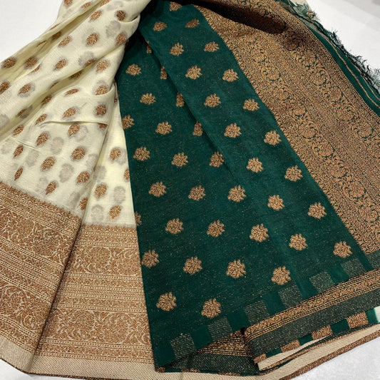 Banaras Antique Zari Georgette Saree