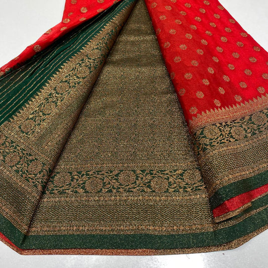 Banaras Antique Zari Georgette Saree