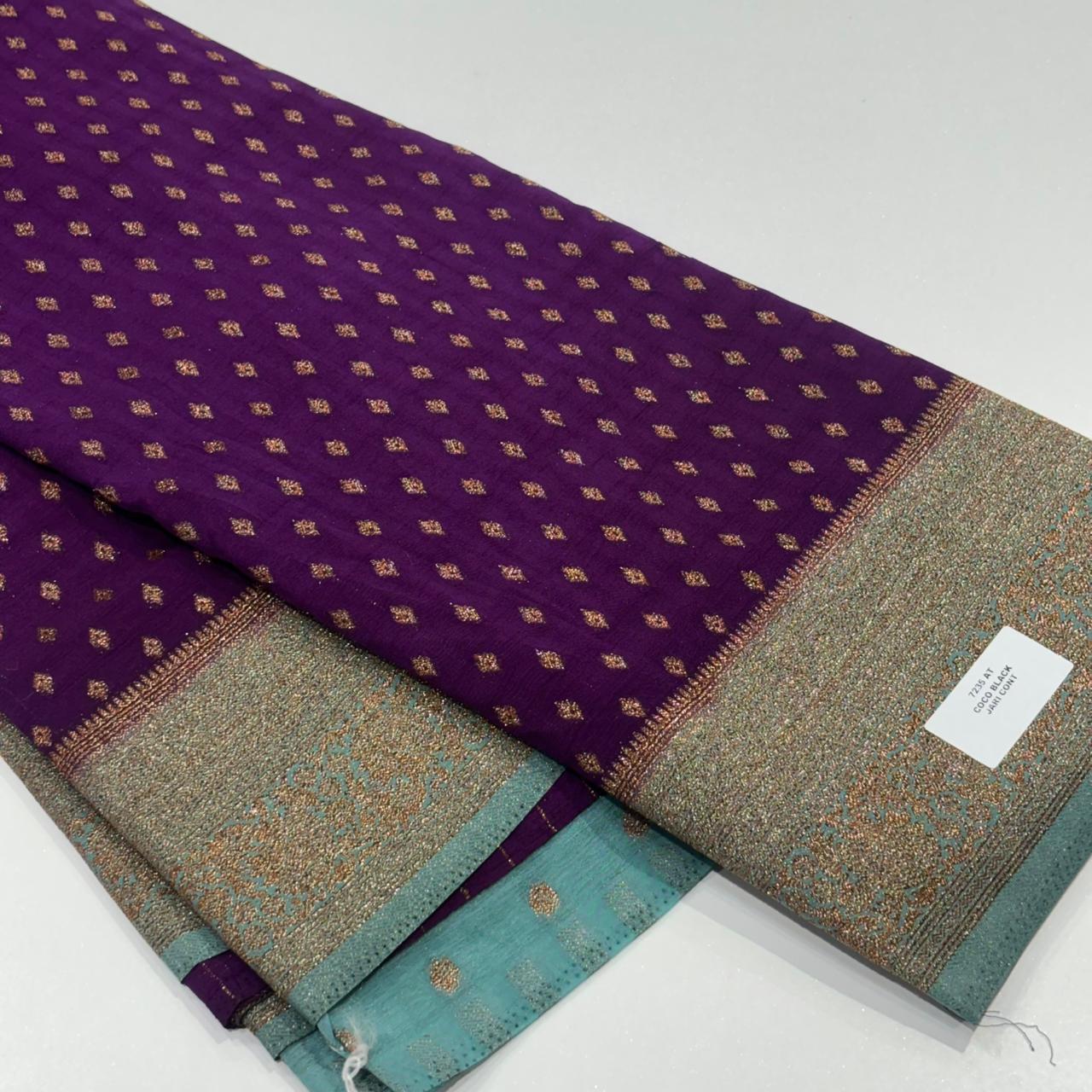 Banaras Antique Zari Georgette Saree