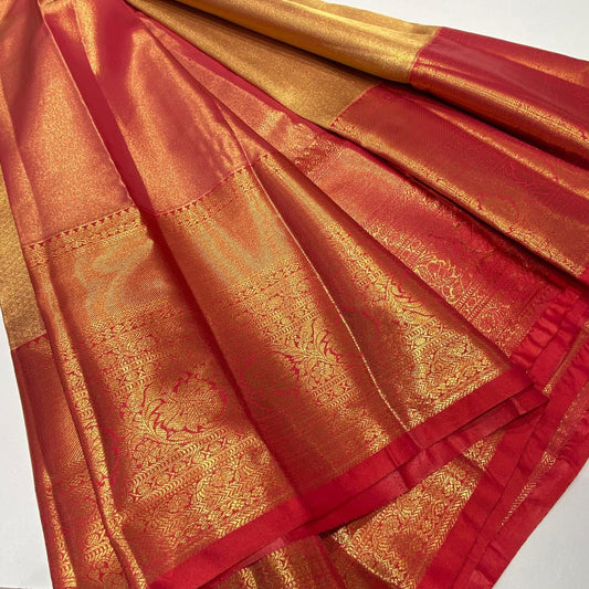 Semi Kanchivaram Tissue Saree