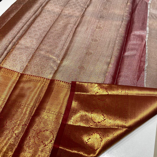 Semi Kanchivaram Tissue Saree