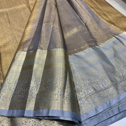 Semi Kanchivaram Tissue Saree