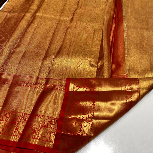 Semi Kanchivaram Tissue Saree
