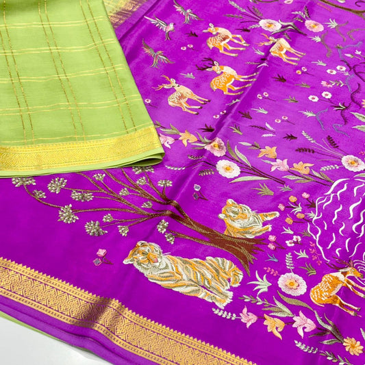 Pure Mysore Silk Saree