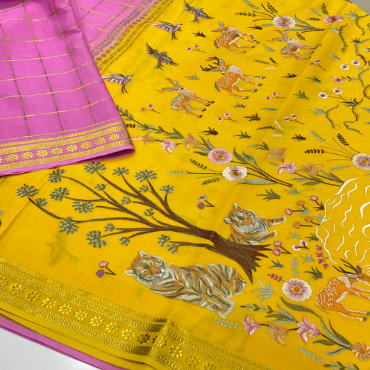 Pure Mysore Silk Saree