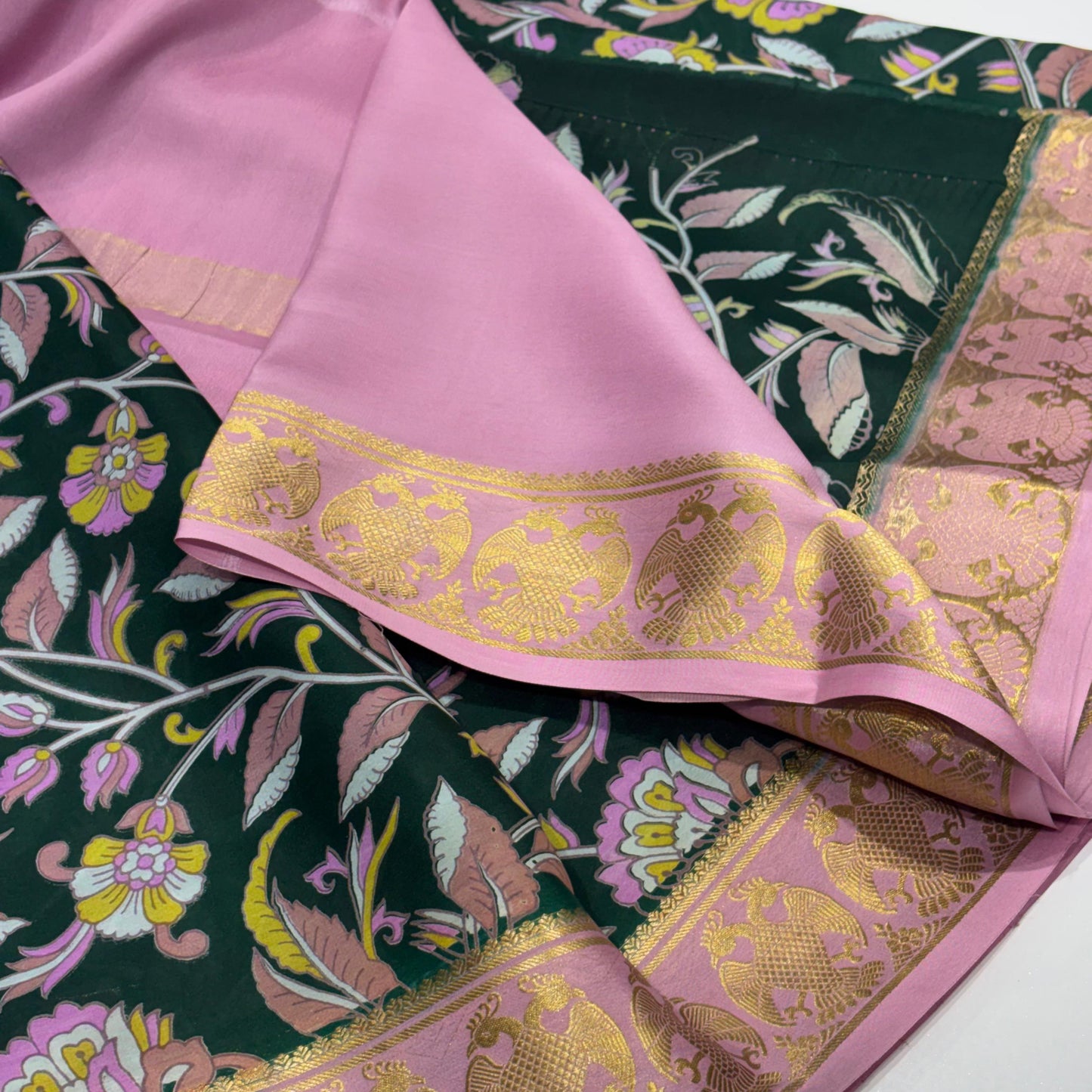 Printed Pure Mysore Silk Saree