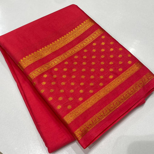 Semi Mysore Crepe Saree