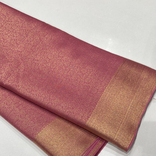 Brocade Mysore Chiffon Saree