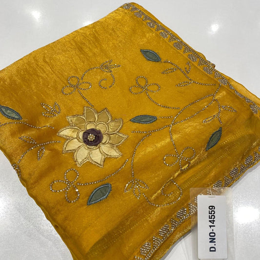 Soft Velvet Chiffon Saree