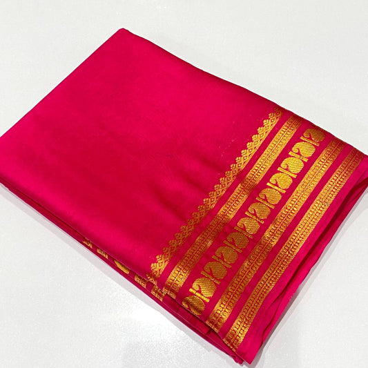 Semi Mysore Crepe Saree
