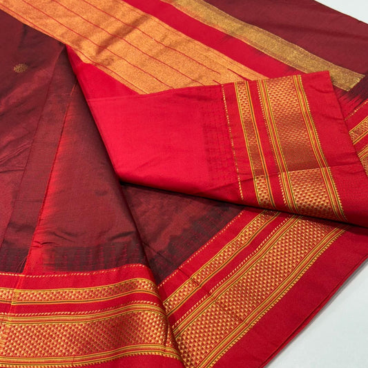 Pure Ilkal Silk Saree