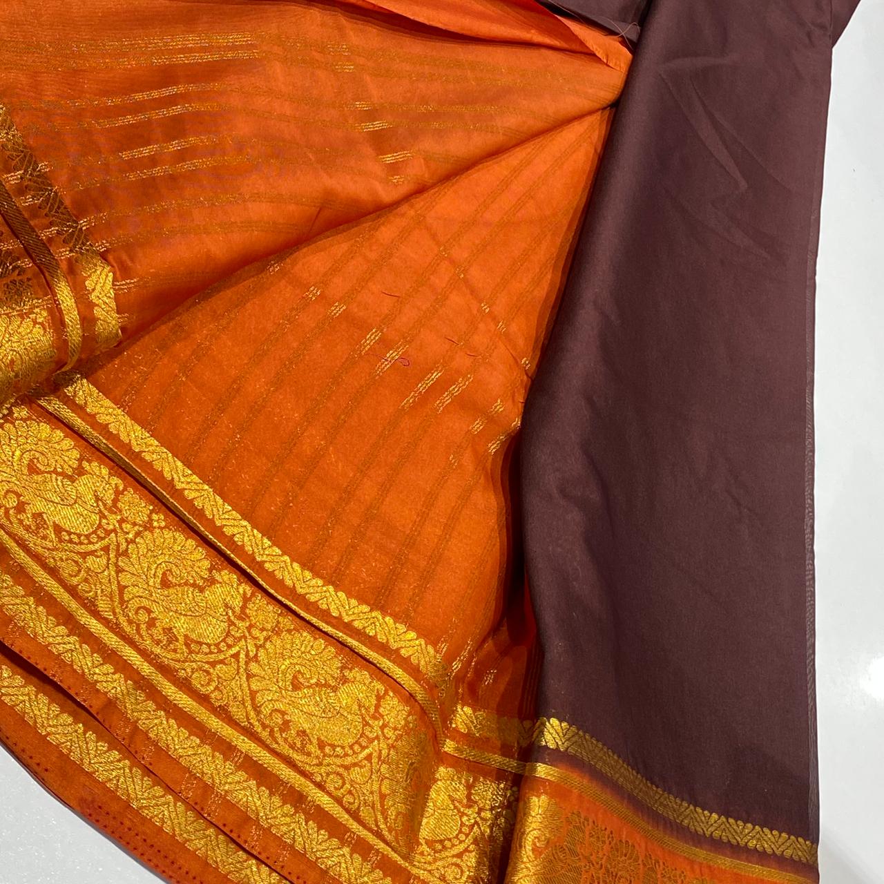 Semi Mysore Crepe Saree