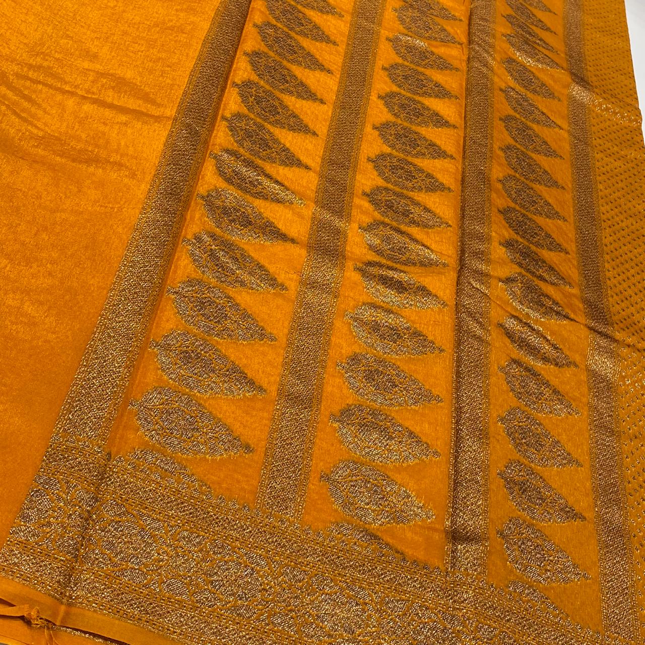 Designer Chiffon Banarasi Saree