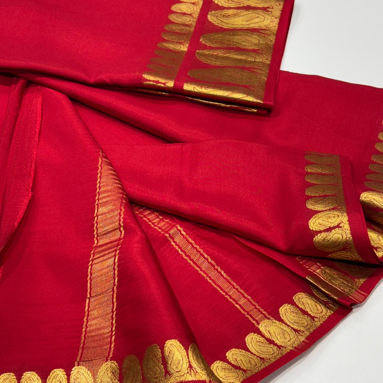 Pure Mysore Silk Saree
