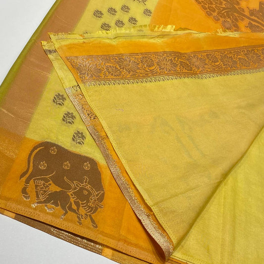 Silky Organza Crepe Saree