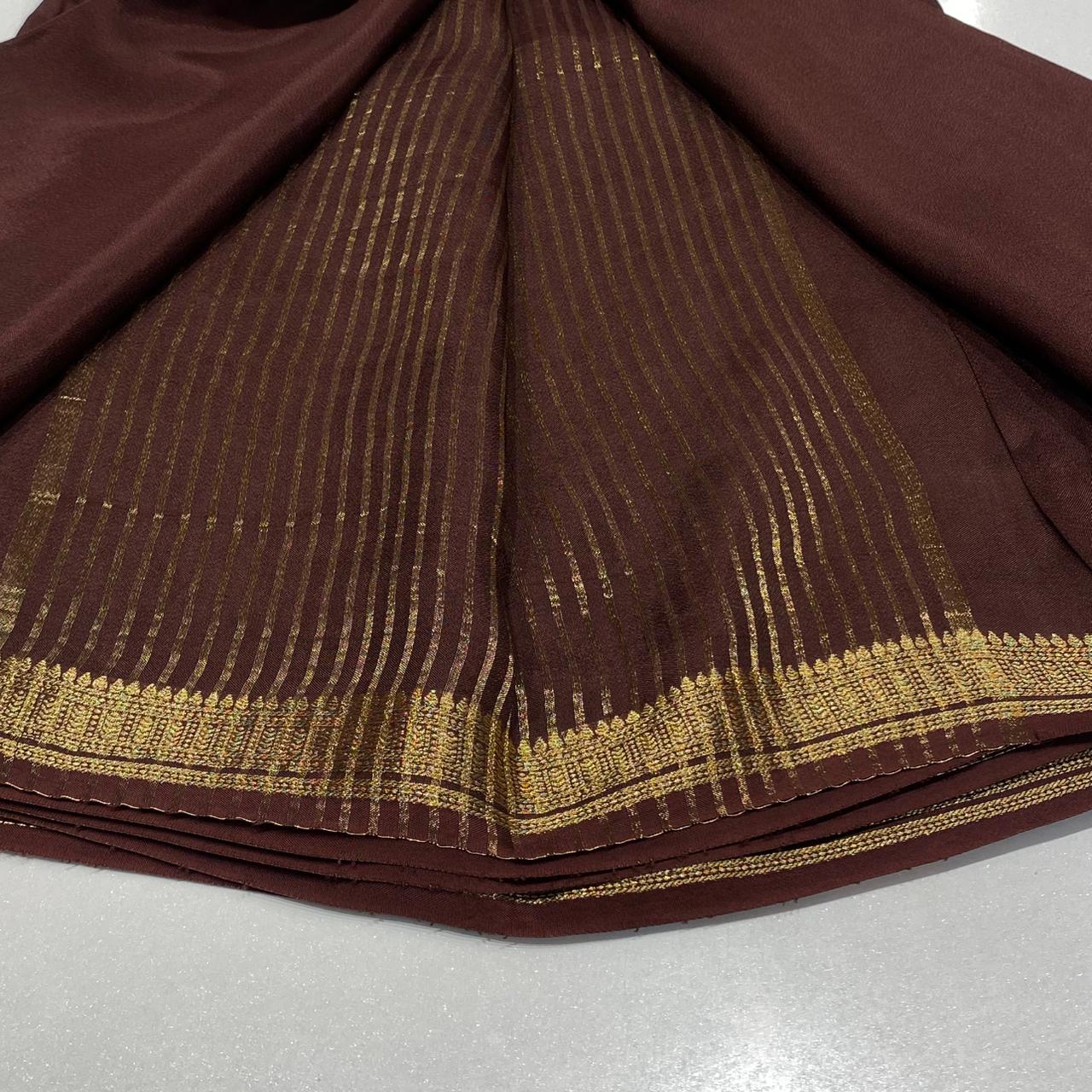 Semi Mysore Silk Saree