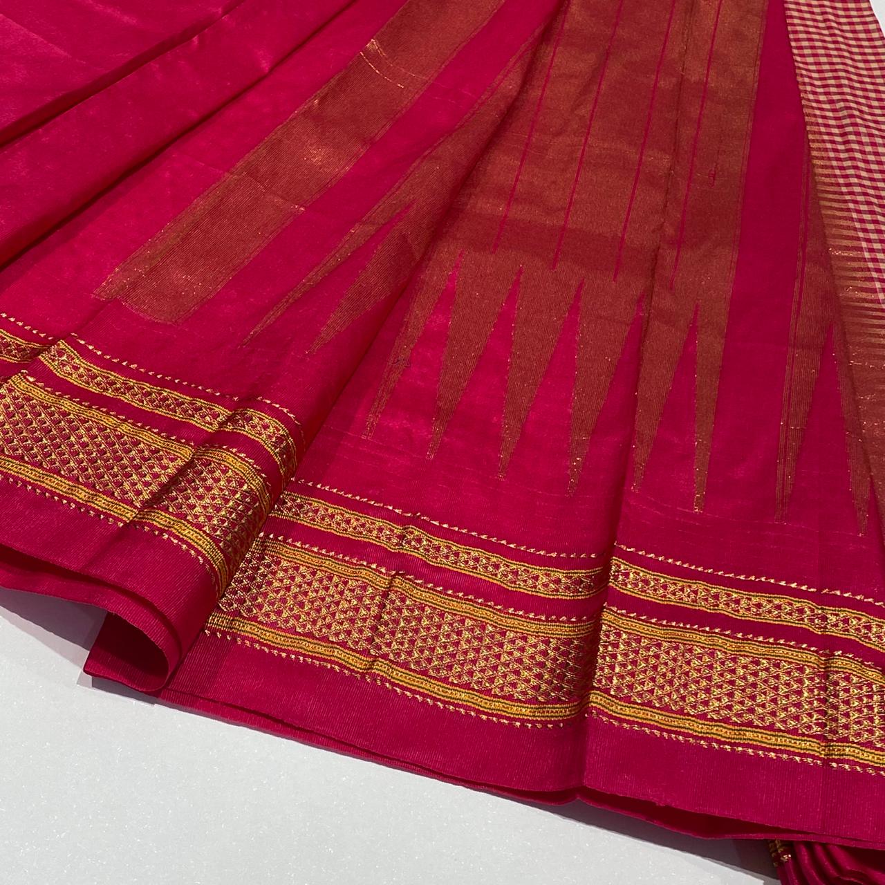 Semi Ilkal Silk Saree