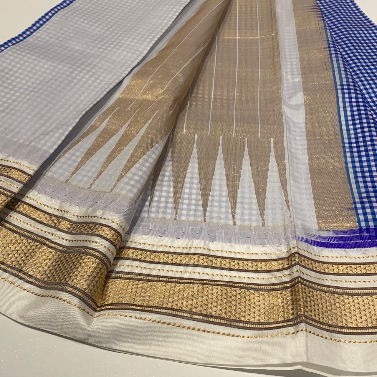 Semi Ilkal Silk Saree