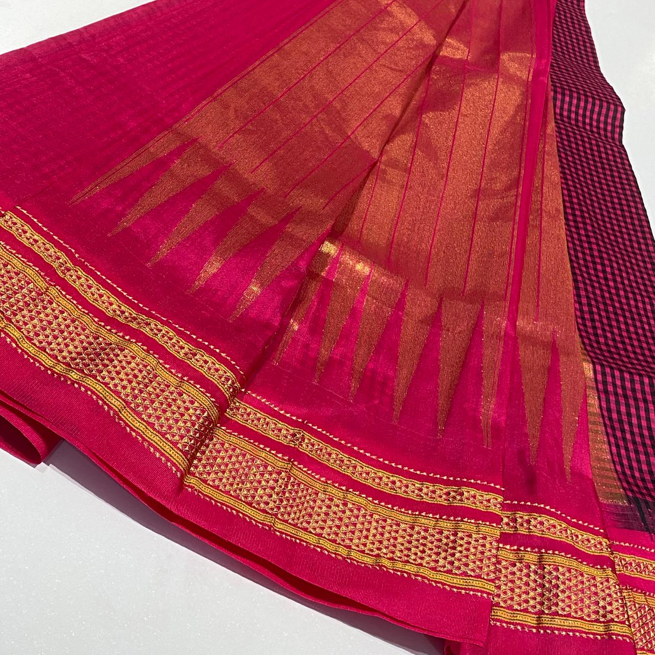 Semi Ilkal Silk Saree