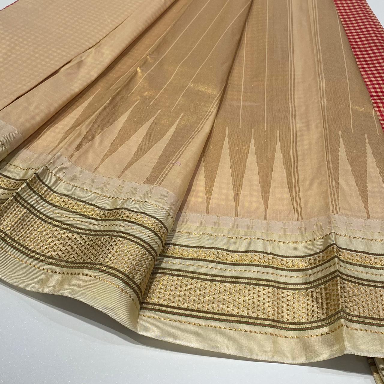 Semi Ilkal Silk Saree