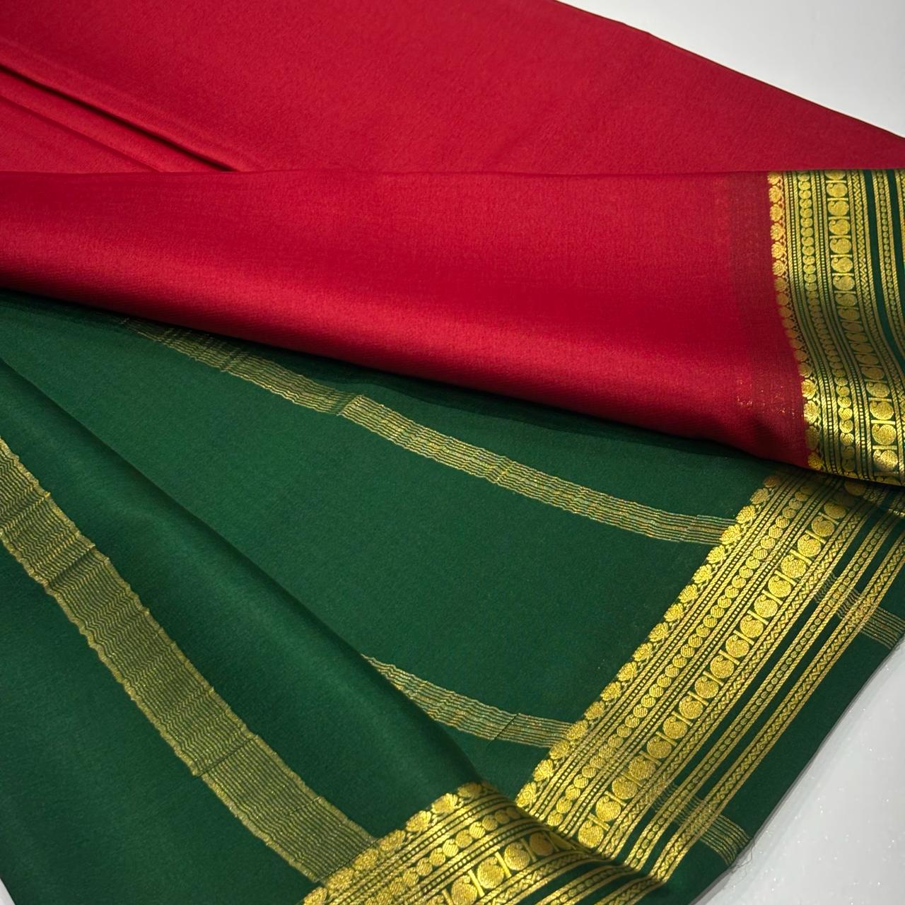 Pure Mysore Silk Saree