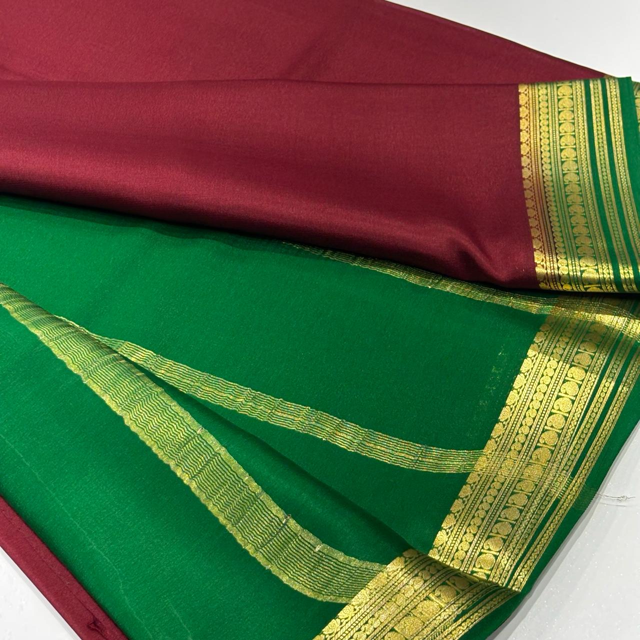 Pure Mysore Silk Saree