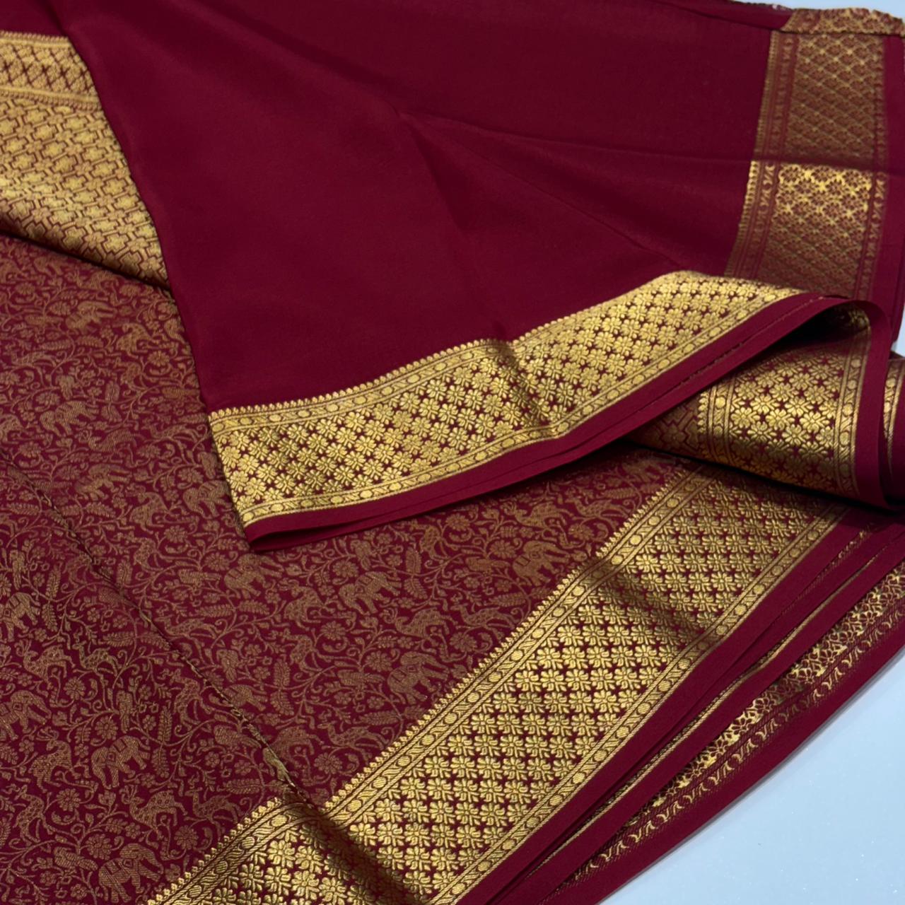 Pure Mysore Silk Saree