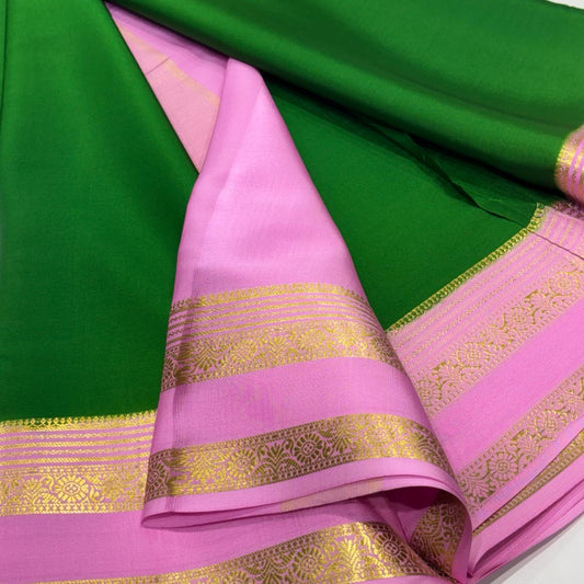 Pure Mysore Crepe Silk Saree