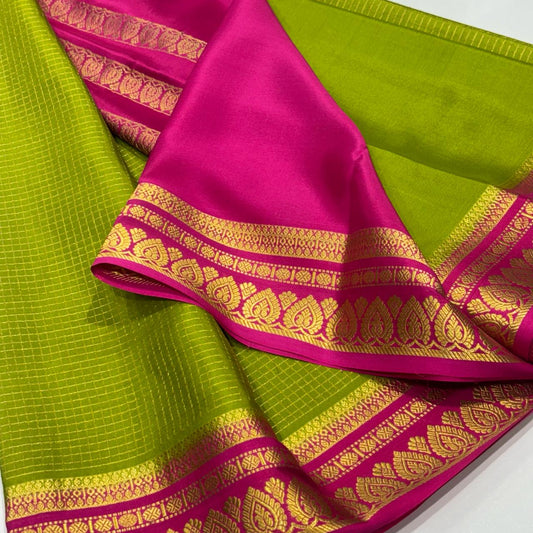 Pure Mysore Crepe Silk Saree