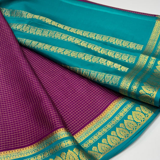Pure Mysore Crepe Silk Saree
