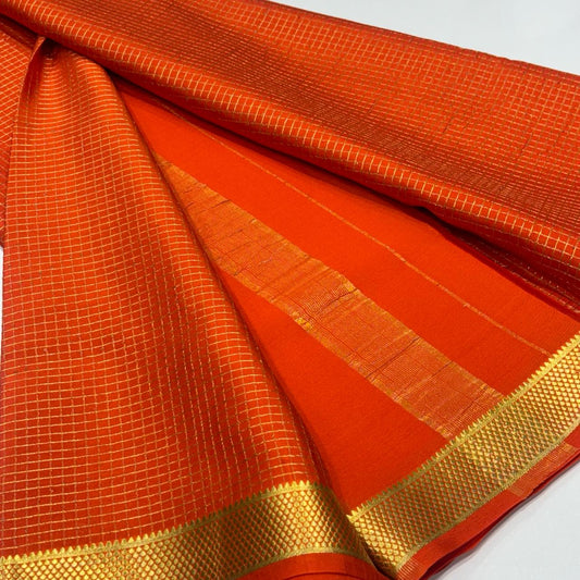 Pure Mysore Crepe Silk Saree