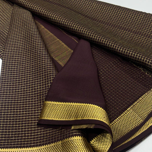 Pure Mysore Crepe Silk Saree
