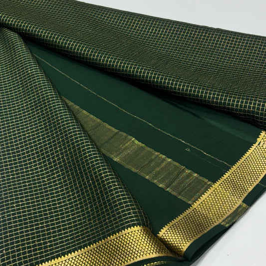 Pure Mysore Crepe Silk Saree