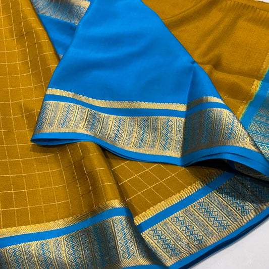 Pure Mysore Crepe Silk Saree