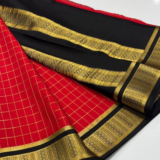 Pure Mysore Crepe Silk Saree