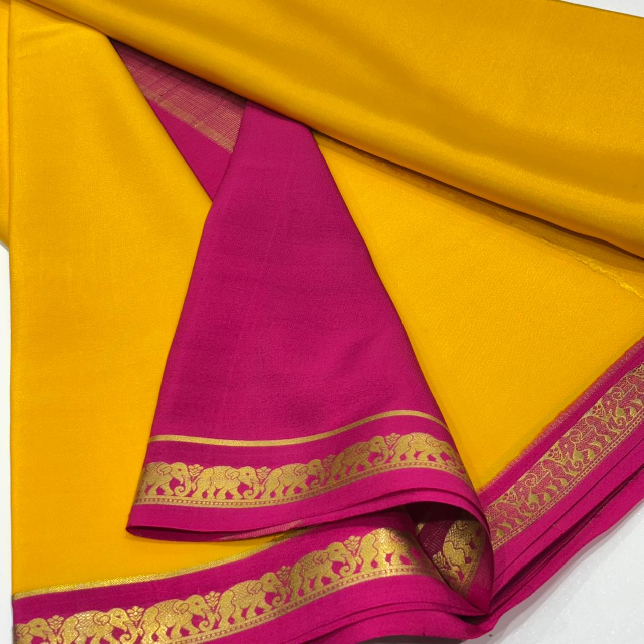 Pure Mysore Silk Saree