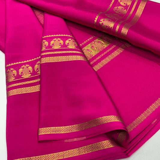 Pure Mysore Crepe Silk Saree