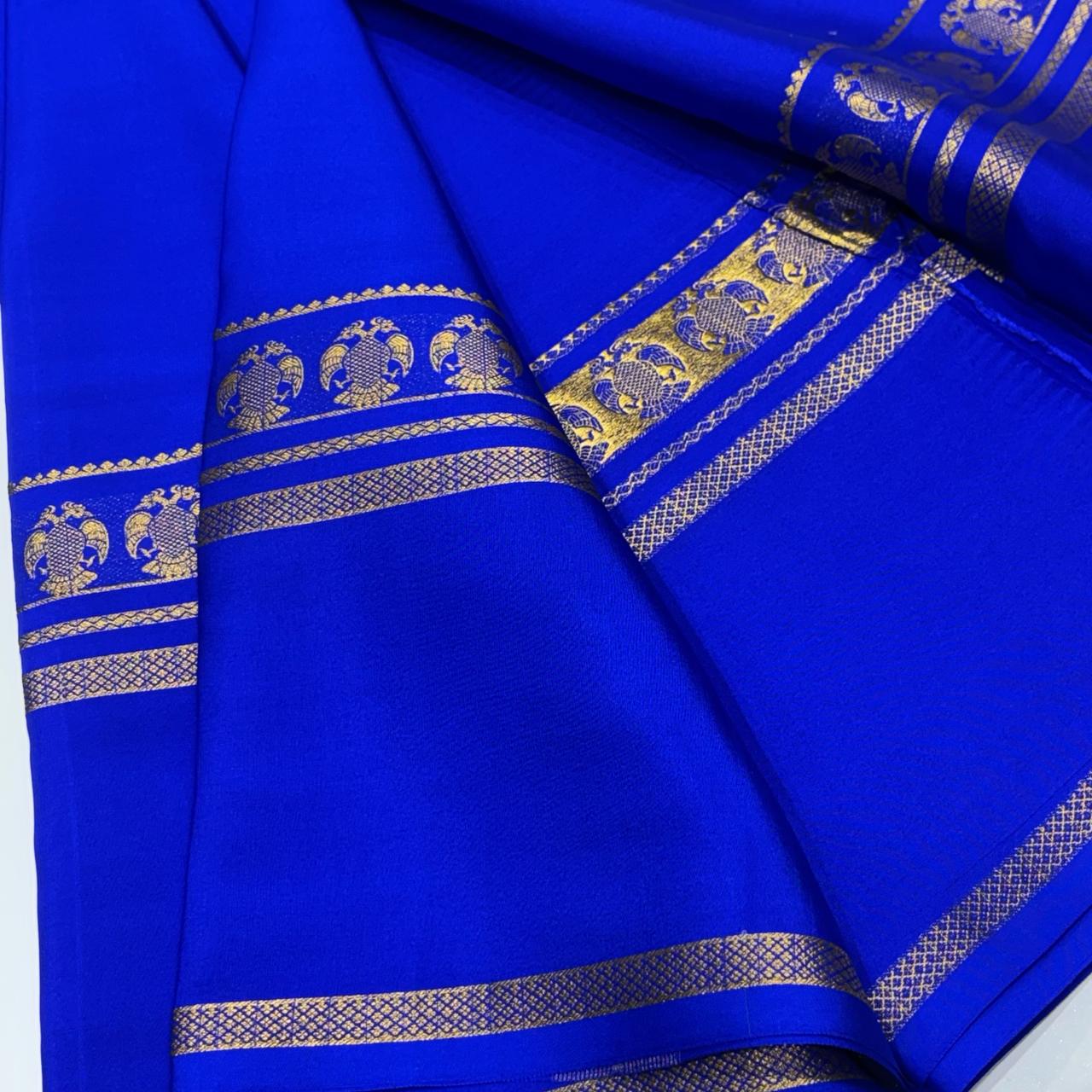 Pure Mysore Crepe Silk Saree