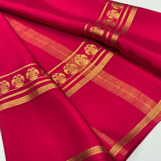 Pure Mysore Crepe Silk Saree