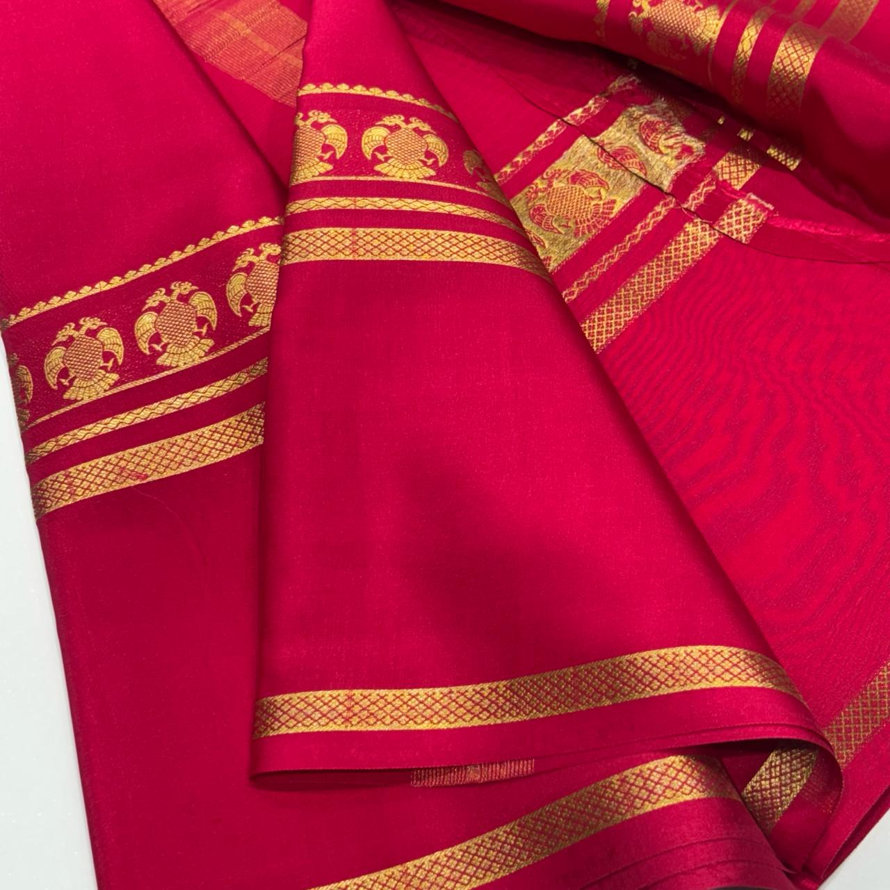 Pure Mysore Crepe Silk Saree