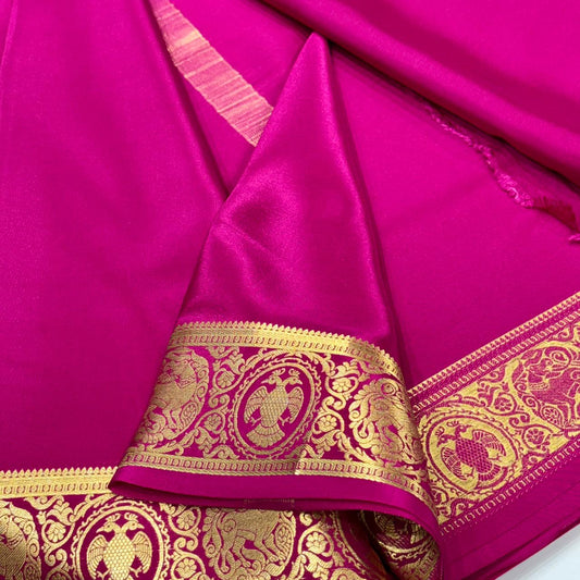 Pure Mysore Crepe Silk Saree