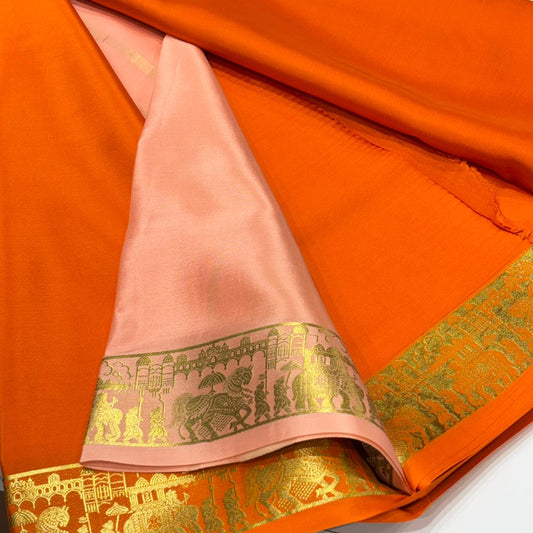 Pure Mysore Crepe Silk Saree