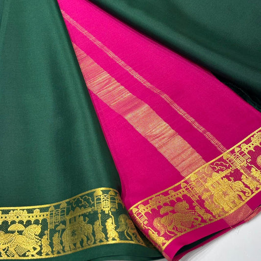 Pure Mysore Crepe Silk Saree