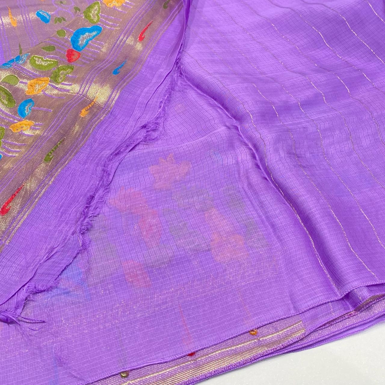 Paithani Muniya Border Saree