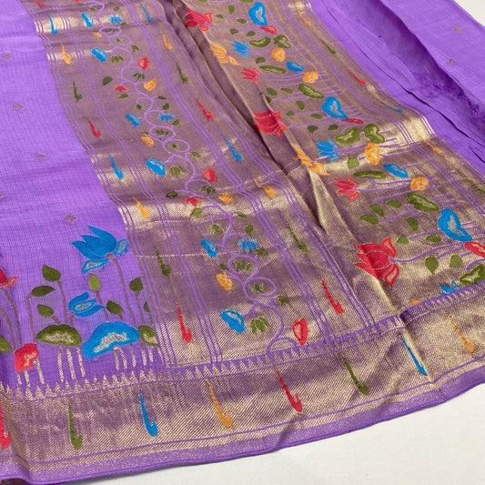 Paithani Muniya Border Saree